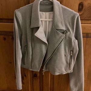 Grey Kit and Ace biker style jacket